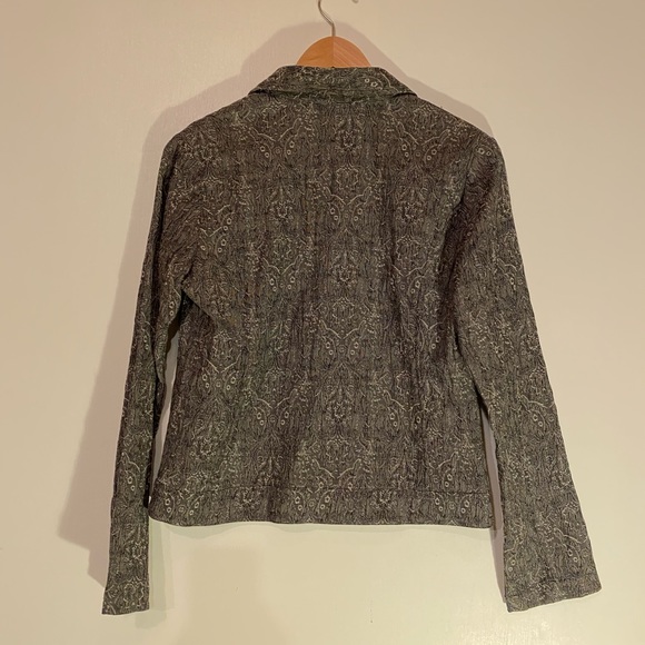 Chico’s Gorgeous Three Button Blazer-Patterned - Picture 6 of 6